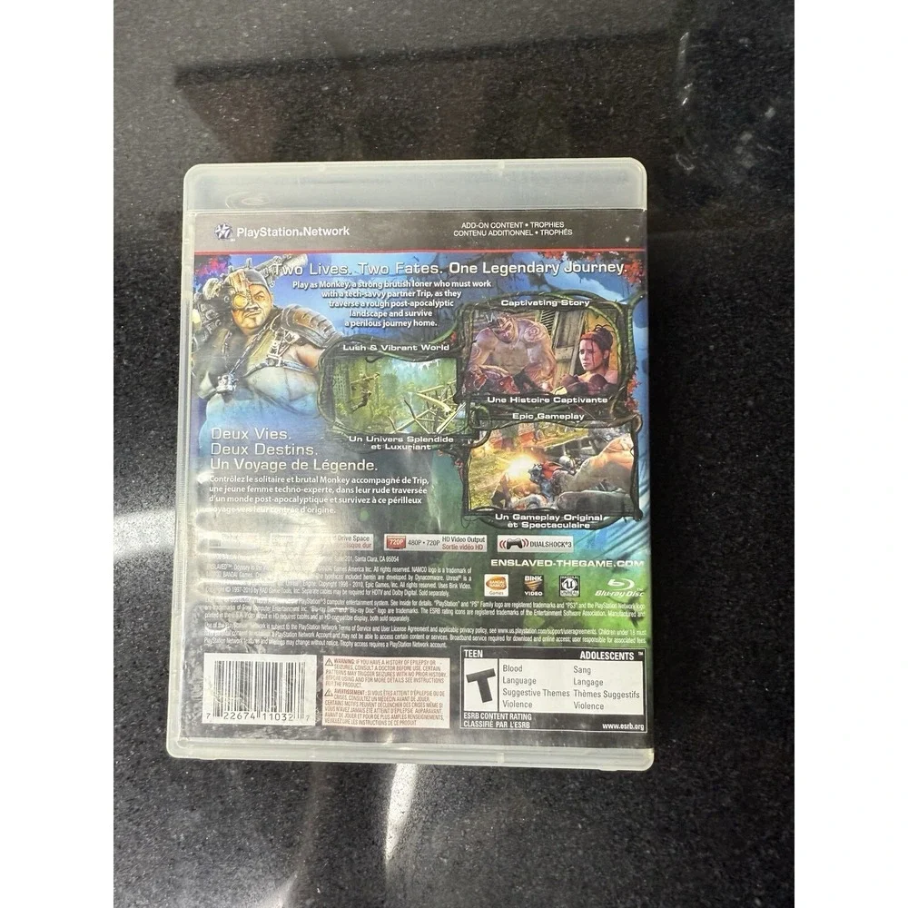 Enslaved: Odyssey to the West (Sony PlayStation 3, 2010) CIB